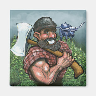 Paul Bunyan Magnet