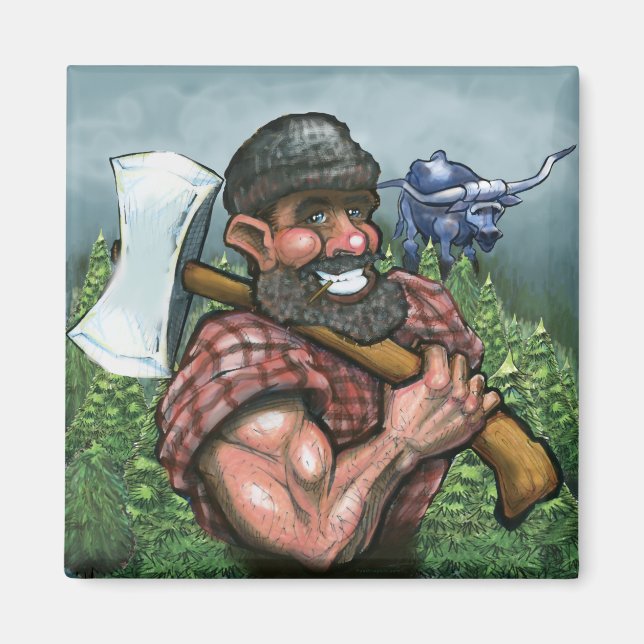 Paul Bunyan Magnet (Vorne)