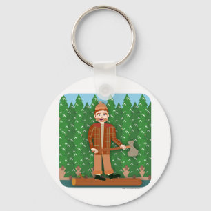 Paul Bunyan Schlüsselanhänger