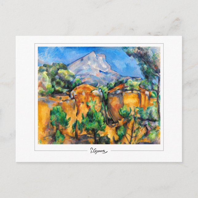 Paul Cézanne #496 - Fine Art Postkarte (Vorderseite)