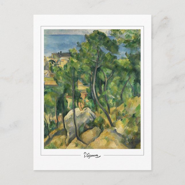 Paul Cézanne #50 - Fine Art Postkarte (Vorderseite)
