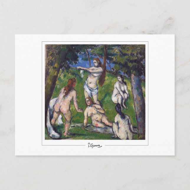 Paul Cézanne #578 - Fine Art Postkarte (Vorderseite)