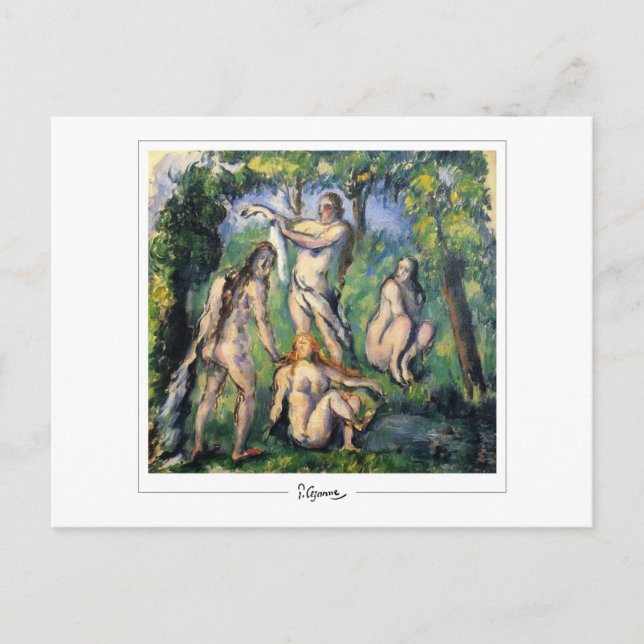 Paul Cézanne #786 - Fine Art Postkarte (Vorderseite)