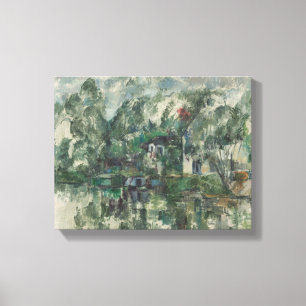 Paul Cezanne am Rand des Wassers, C. 1890 (Öl O Leinwanddruck