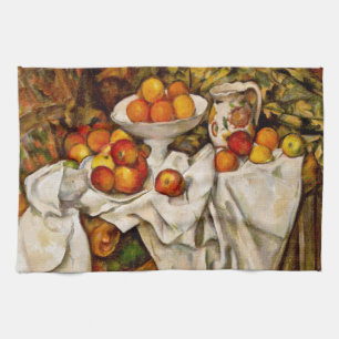 Paul Cezanne Äpfel Orangen Druck Impressionismus Geschirrtuch