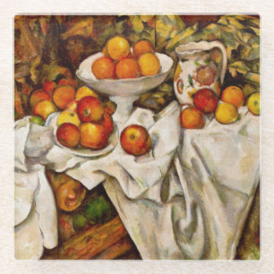 Paul Cezanne Äpfel Orangen Druck Impressionismus Glasuntersetzer
