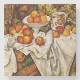Paul Cezanne Äpfel Orangen Druck Impressionismus Steinuntersetzer