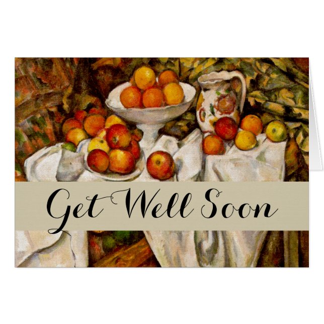 Paul Cezanne Apples Orange Impressionismus (Vorderseite (Horizontal))