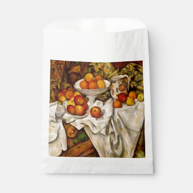 Paul Cezanne Apples Orange Impressionismus Geschenktütchen (Vorderseite)