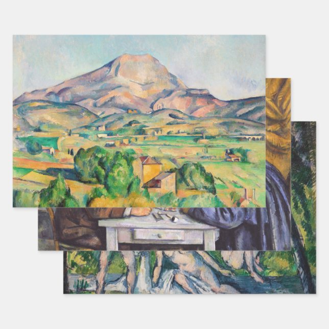 Paul Cezanne - Auswahl der Masterstudiengänge Geschenkpapier Set (Set)