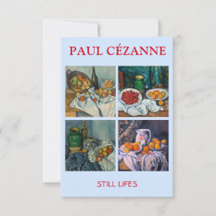 Paul Cezanne - Auswahl der Meisterwerke von Stilll Dankeskarte