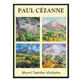Paul Cezanne - Auswahl Mont Sainte-Victoire Fotodruck