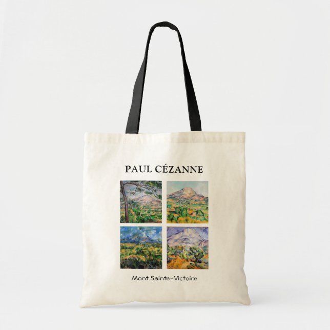 Paul Cezanne - Auswahl Mont Sainte-Victoire Tragetasche (Vorne)