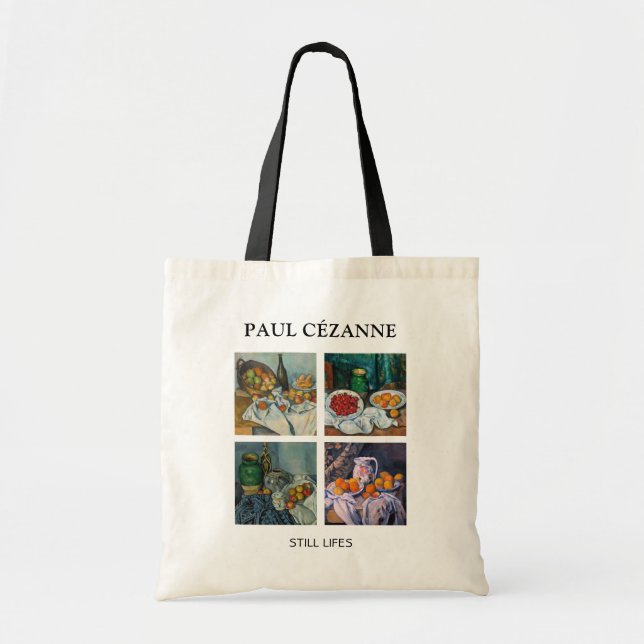 Paul Cezanne - Auswahl von Stillleben-Meisterwerke Tragetasche (Vorne)