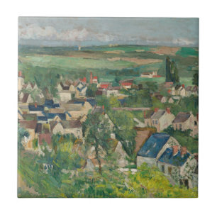 Paul Cezanne - Auvers, Panoramablick Fliese
