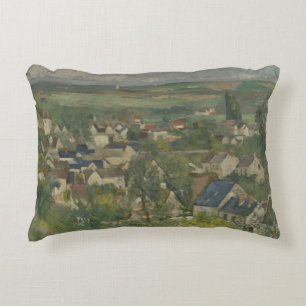 Paul Cezanne - Auvers, Panoramasicht Dekokissen