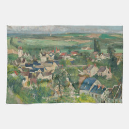 Paul Cezanne - Auvers, Panoramasicht Geschirrtuch