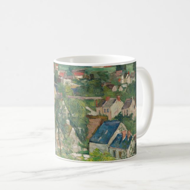 Paul Cezanne - Auvers, Panoramasicht Kaffeetasse (VorderseiteRechts)