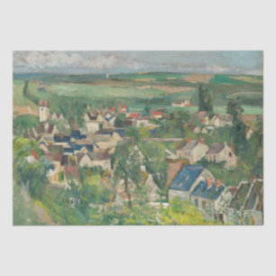 Paul Cezanne - Auvers, Panoramasicht Seidenpapier