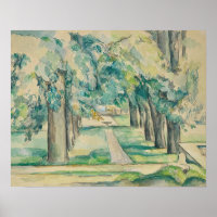 Paul Cezanne - Avenue of Kastanienbäume
