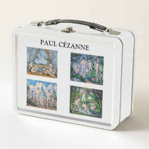 Paul Cezanne - Badende Meisterwerke Auswahl Metall Brotdose