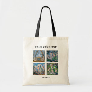 Paul Cezanne - Badende Meisterwerke Auswahl Tragetasche