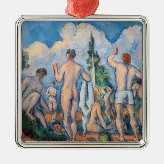 Paul Cezanne - Bathers Ornament Aus Metall (Vorne)