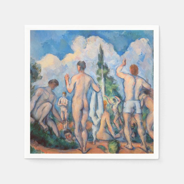 Paul Cezanne - Bathers Serviette (Vorderseite)