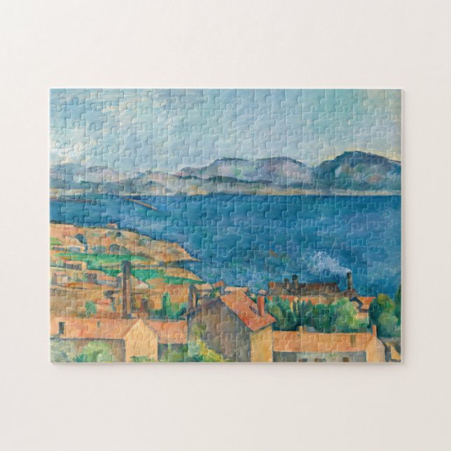 Paul Cezanne - Bucht von Marseille, von Estaque au (Horizontal)