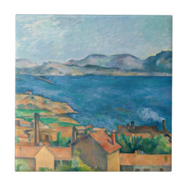 Paul Cezanne - Bucht von Marseille, von Estaque au Fliese