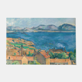 Paul Cezanne - Bucht von Marseille, von Estaque au Fußmatte