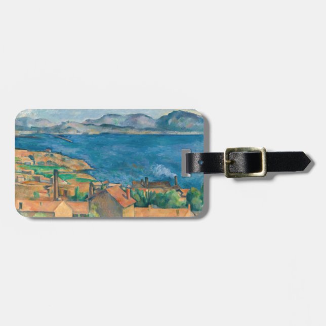 Paul Cezanne - Bucht von Marseille, von Estaque au Gepäckanhänger (Vorderseite horizontal)