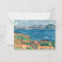 Paul Cezanne - Bucht von Marseille, von Estaque au
