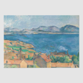 Paul Cezanne - Bucht von Marseille, von Estaque au Seidenpapier
