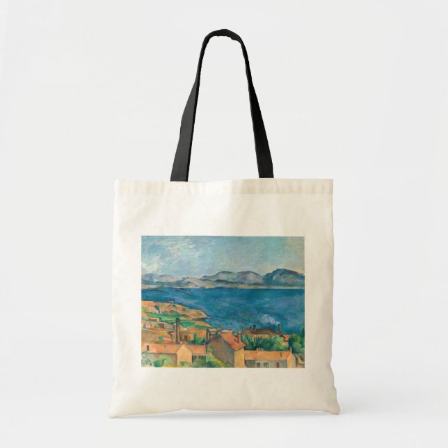 Paul Cezanne - Bucht von Marseille, von Estaque au Tragetasche (Vorne)