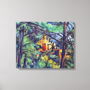 Paul Cezanne - Chateau Noir Das schwarze Schloss Leinwanddruck