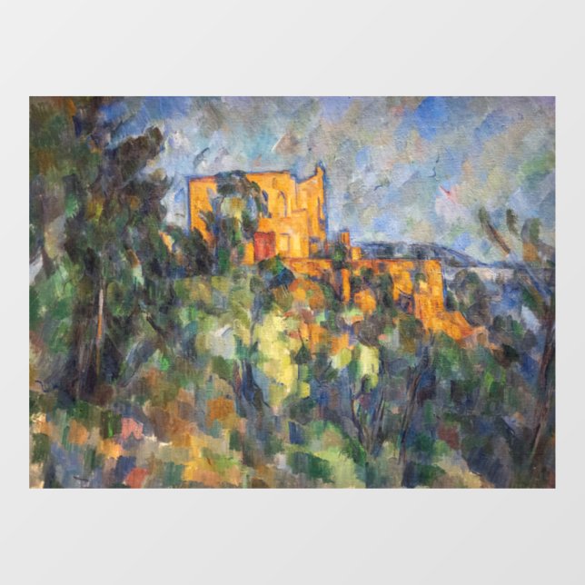 Paul Cezanne - Chateau Noir Fensteraufkleber (Blatt)