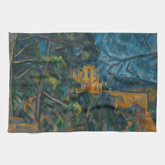 Paul Cezanne - Chateau Noir Geschirrtuch (Horizontal)