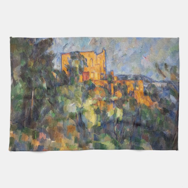 Paul Cezanne - Chateau Noir Geschirrtuch (Horizontal)