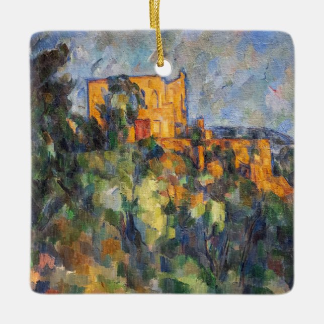 Paul Cezanne - Chateau Noir Keramikornament (Vorderseite)