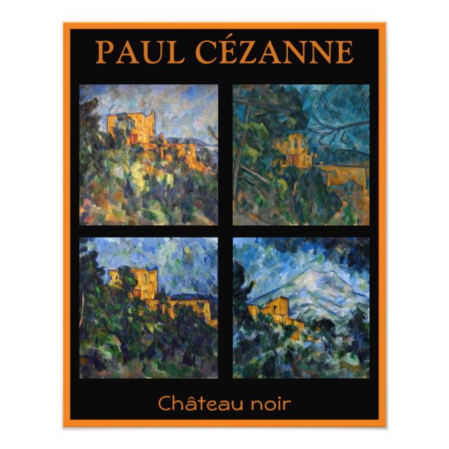 Paul Cezanne - Chateau Noir Masterpiece Selection Fotodruck (Vorne)