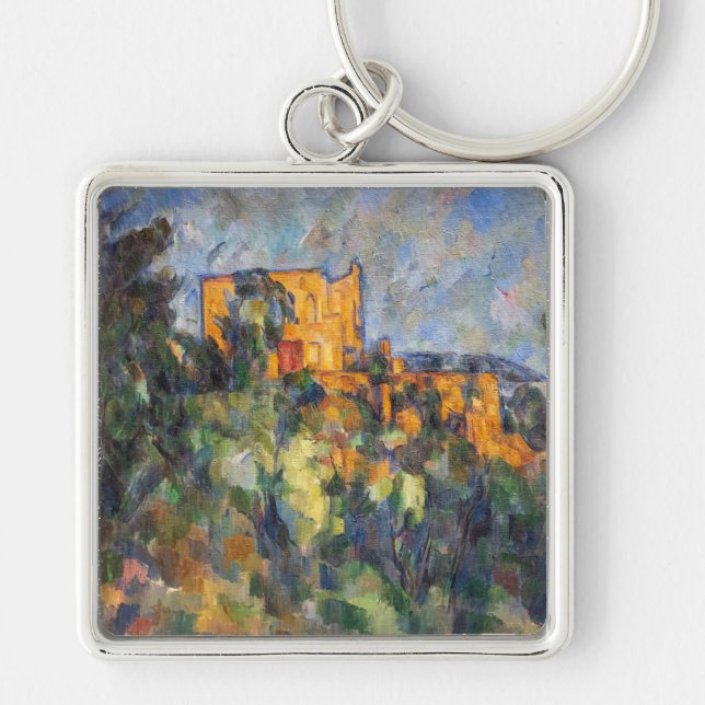 Paul Cezanne - Chateau Noir Schlüsselanhänger (Vorne)