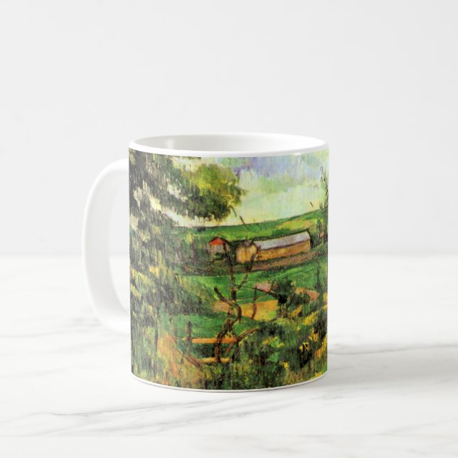 Paul Cezanne, Das Tal der Oise, Kaffeetasse (Vorderseite Links)