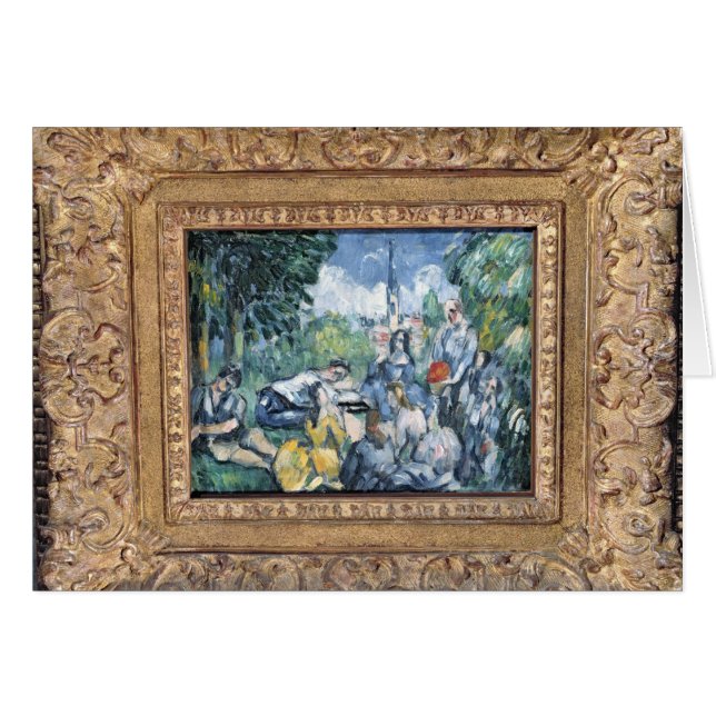 Paul Cezanne | Dejeuner sur l'herbe, 1876-77 (Vorderseite (Horizontal))