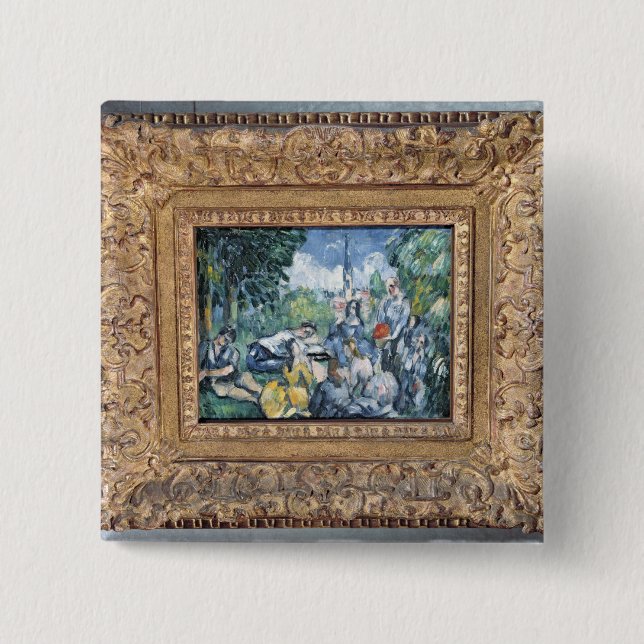Paul Cezanne | Dejeuner sur l'herbe, 1876-77 Button (Vorderseite)