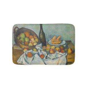 Paul Cezanne - Der Apfelkorb Badematte
