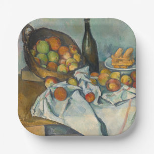 Paul Cezanne - Der Apfelkorb Pappteller