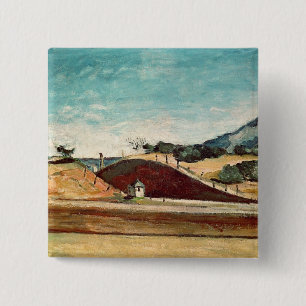 Paul Cezanne der Bahnausschnitt, c.1870 Button