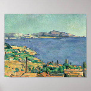 Paul Cezanne - Der Golf von Marseille Poster