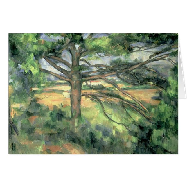 Paul Cezanne | Der große Kiefer, 1895-1997 (Vorderseite (Horizontal))